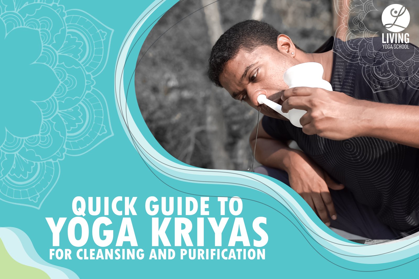 Yogic cleansing kriya